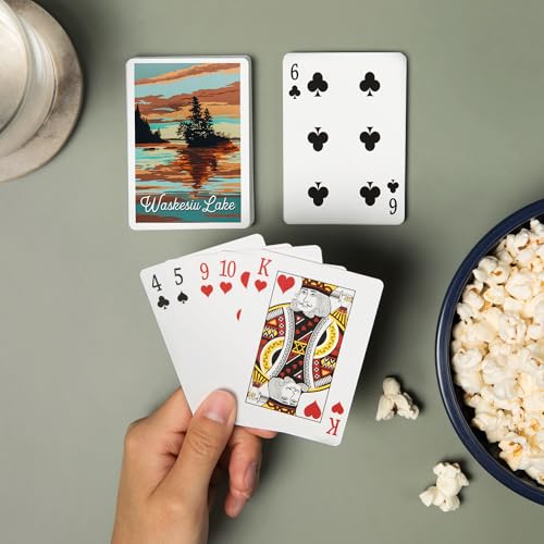 Baraja Póker 52 Cartas Waskesiu Lake, Canadá miniatura 2