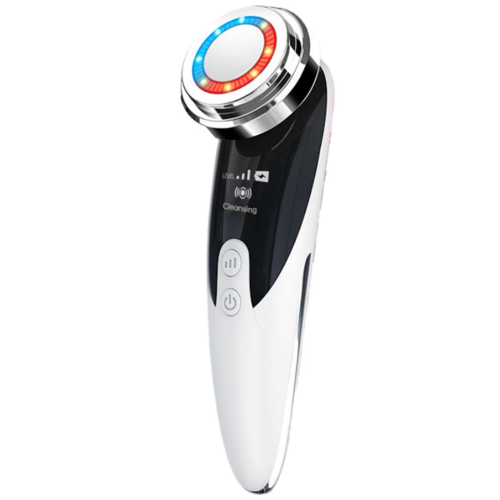 EMS Gesichtsmassagegerät GlowLift, Straffend Glättend Mikrostrom Anti-Aging tägliche Gesichtspflege (Weiß)