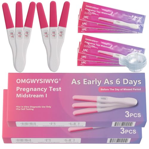 Image of Pregnancy Test Early HCG Detection Sticks Over 99% Accuracy Home Pregnancy Test Individually Packed (6 Counts)