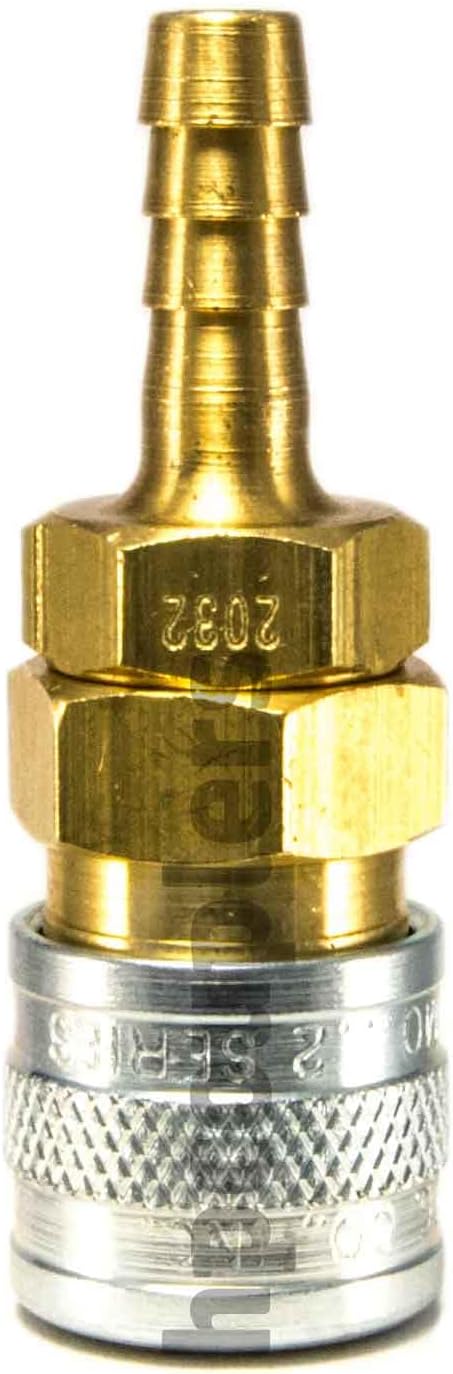 Foster 2 Series - Coupler, 1/8 Body, 3/16 Hose Barb - Industrial Interchange P/N 2032