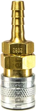 Foster 2 Series - Coupler, 1/8" Body, 3/16" Hose Barb - Industrial Interchange P/N 2032