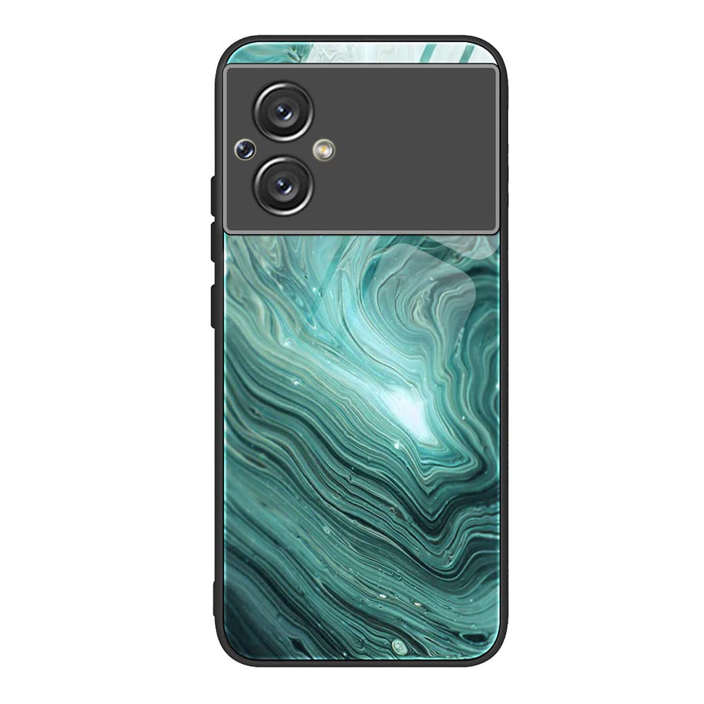 SEAHAI Cover per Xiaomi Poco M5 / Xiaomi Poco M4 5G, [Militare Anti-Caduta] Silicone Ultra Sottile Stile Fresco Custodia, con Metallo Magnetico Supporto e Protezione Fotocamera - Rosso