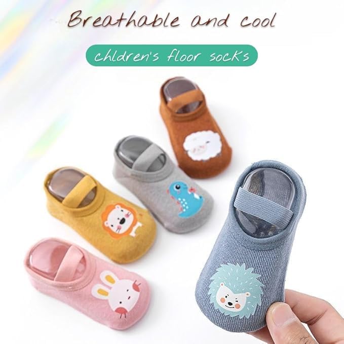 MAAGHI Kids Ankle Socks for Boys & Girls | Soft Cotton Blend Casual Socks | Breathable Comfortable Everyday School Wear Socks Pack for Kids | Pack of 5 3