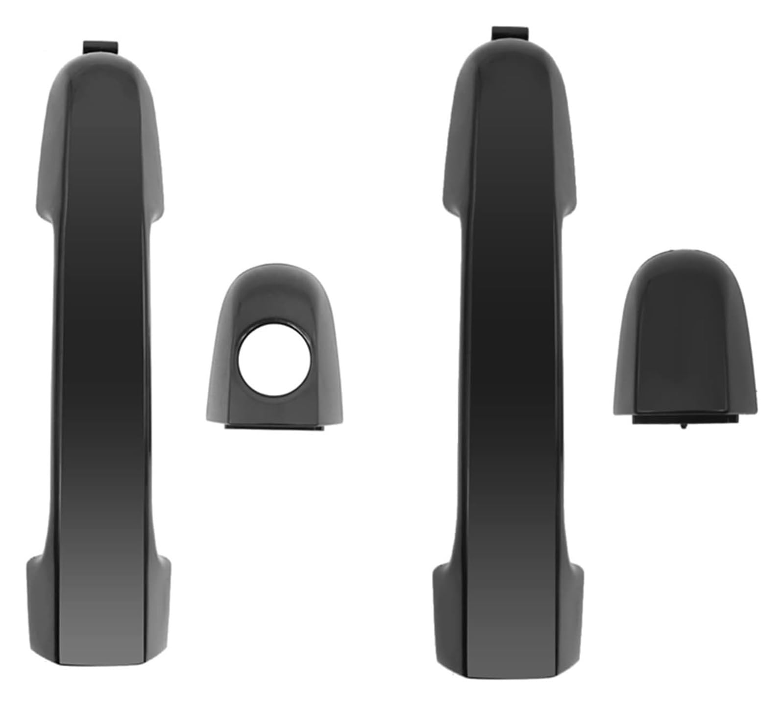 Qwqthgs Front And Rear 2Pcs Car Exterior Door Handle Cap For Hyundai I20 2007-2014 Front Rear Car Exterior Door Handle 82651-1J000(Front And Rear 2Pcs)