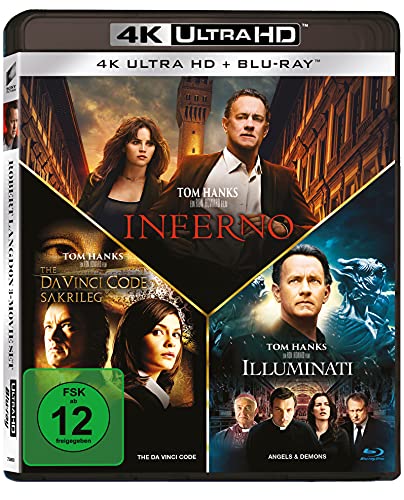 Illuminati / Inferno / The Da Vinci Code - 6-Disc-Set (3xUHD, 3xBD, exklusiv, limitiert)