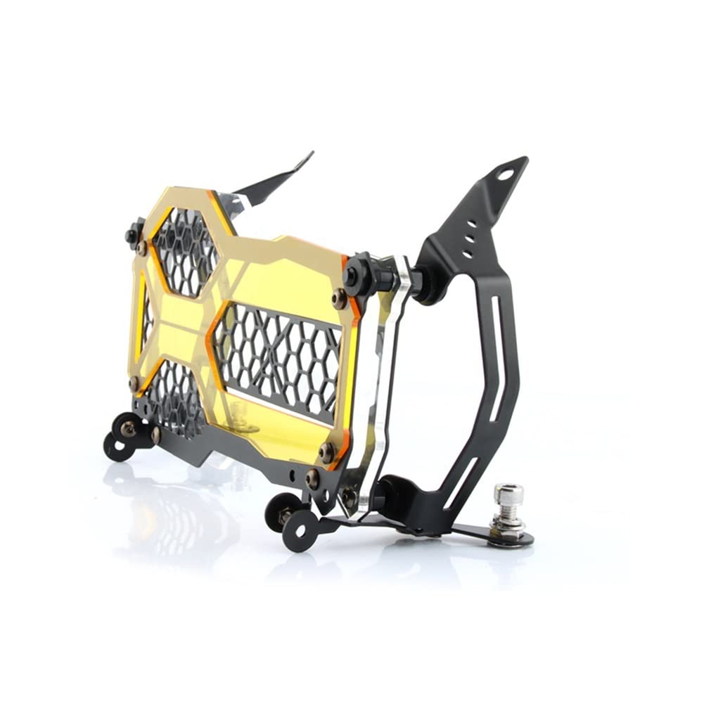 Faro Griglia Protettiva Moto Flipable Faro Protezione Griglia Protezione Copertura Per BMW Per Avventura Per R1250GS 40th Anniversary Edition 1250 GS LC ADV Protezione per Faro per Moto (Colore : 4