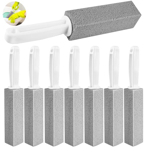 Opiniones de Tazas para inodoro los preferidos por los clientes. 41 8 Pcs Pómez de Limpieza con Mango Limpiador de Inodoro + 10 Ganchos + 1 Cepillo para Lavar los Platos, Cepillo de Baño Escobilla de Baño,Limpiadora de Taza de Inodoro para...