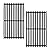 BQMAX Grill Grate for Charbroil Tru-Infrared 463632320 463642316 466642416 463644220 463632520, 17 x 8 3/4 inch Cooking Grate for Charbroil 2-Burner Grill G362-0008-W1, G369-0030-W2 Replacement Parts