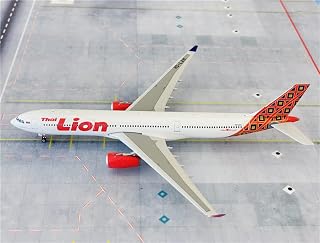 Phoenix Thai Lion Air for Airbus A330-300 HS-LAH 1:400 DIECAST Aircraft Pre-Built Model