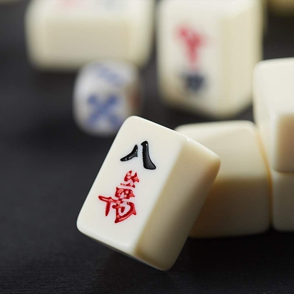 Chinesisches digitales Mahjong-Set, traditionelles Mahjong-Set, 144 Keramikfliesen, for chinesische Spiele verwendet(38 EU)