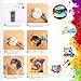 Tie Dye Kit, Flyqiuty Textiles de Tela 26 piezas Colores Pinturas Ropa...
