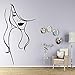 Produktbild yaonuli Benutzerdefinierte Frau Vinyl wasserdicht Wandtattoo Home Decor Abnehmbare dekorative Wandtattoo 45X85cm