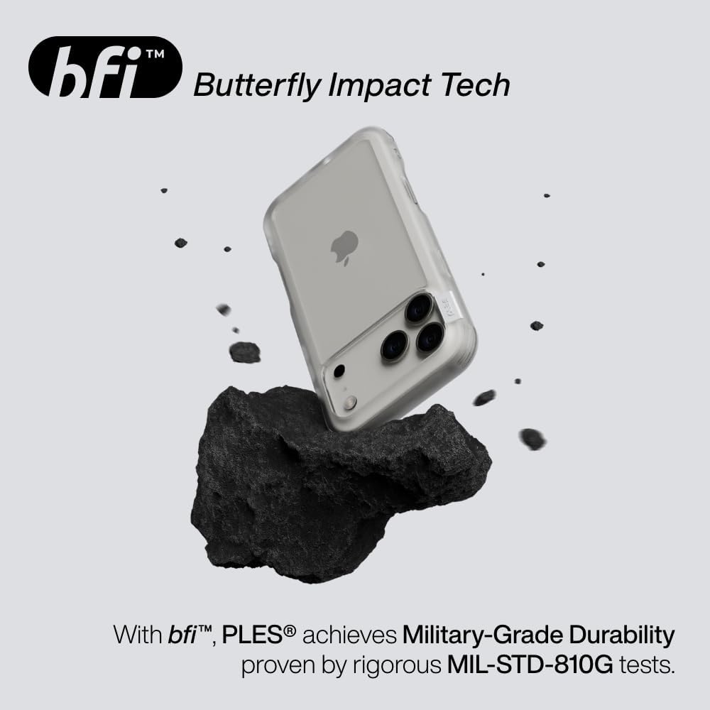 PLES Arche Magnetic Case, Compatible with iPhone 17 Pro Max, MagSafe Accessories, Military Grade Shockproof, Wireless Charging, Anti-Yellowing, Anti-Fingerprint, Anti-Scratch CR - Image 6