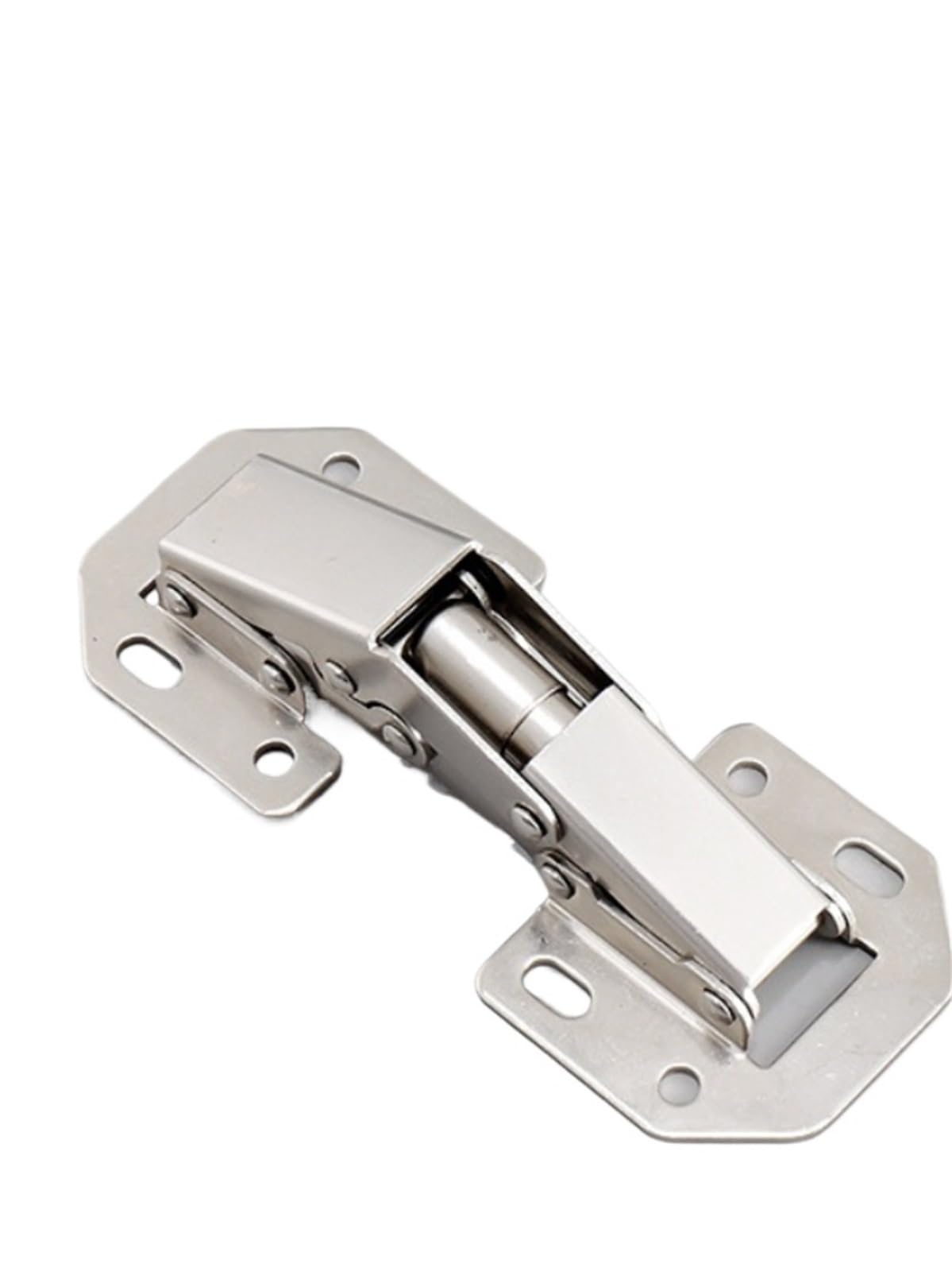 Kdhcvkz 4 Inches 1Pcs Cabinet Hinge 90 Degree No-Drilling Hole Door Hinges With Screws(4 Inches)