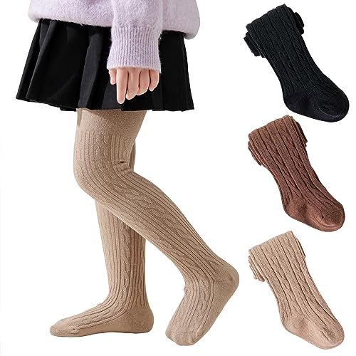 JORMATT 3 Pack Baby Tight for Girls Seamless Soft...