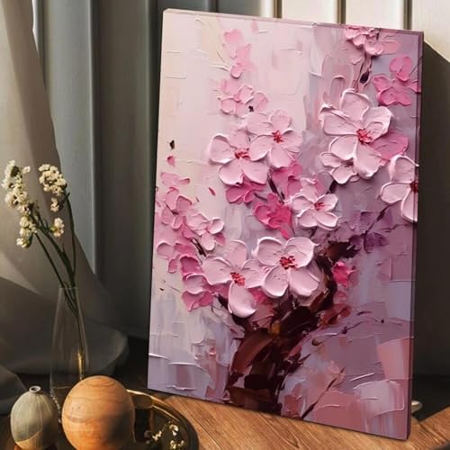 Affiches et impressions fleurs roses deco murale chambre et salon 60x80cm