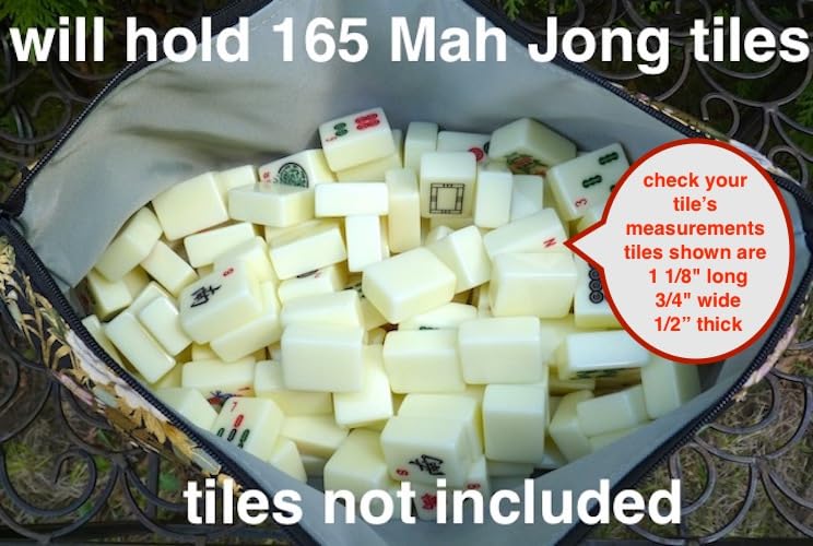Bolsa Plana para Almacenamiento de Fichas de Mahjong miniatura 4