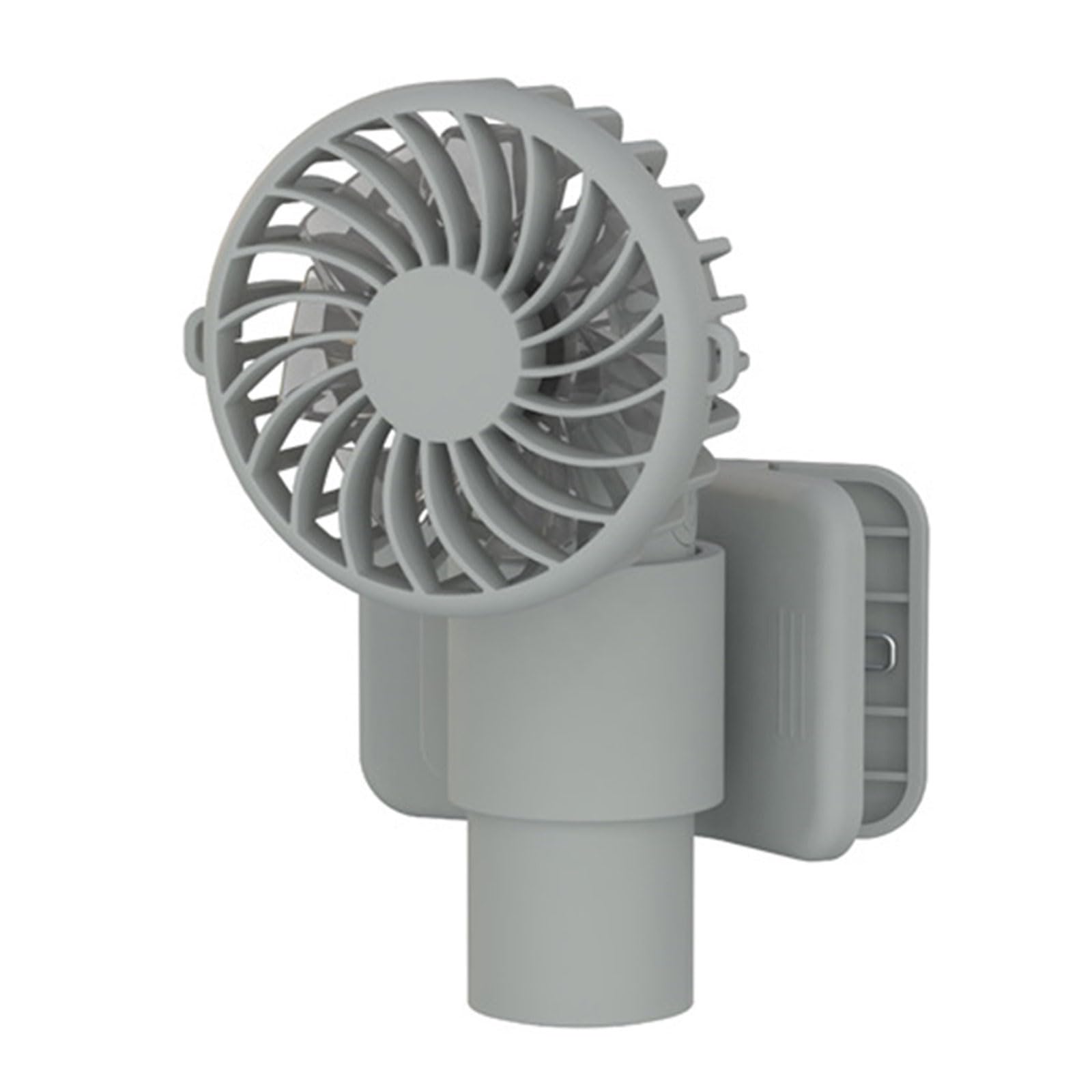 TAZIZI Clip on Cooling Fan Desktop Small Umbrella 1000mAh Desk Small Table Suitable for Camping Camping