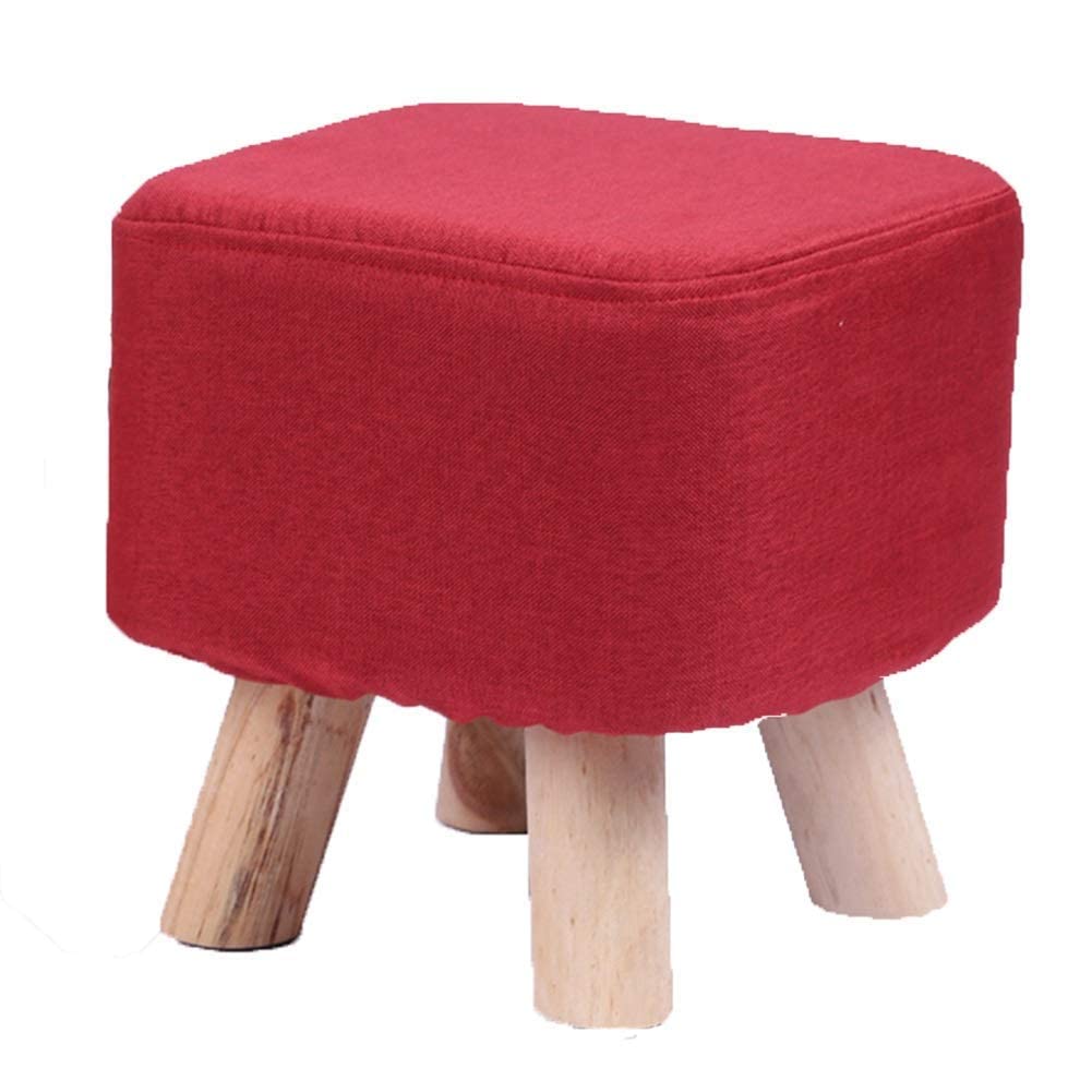 Moderne simplicité repose-pieds amovible rouge pour une assise d'appoint