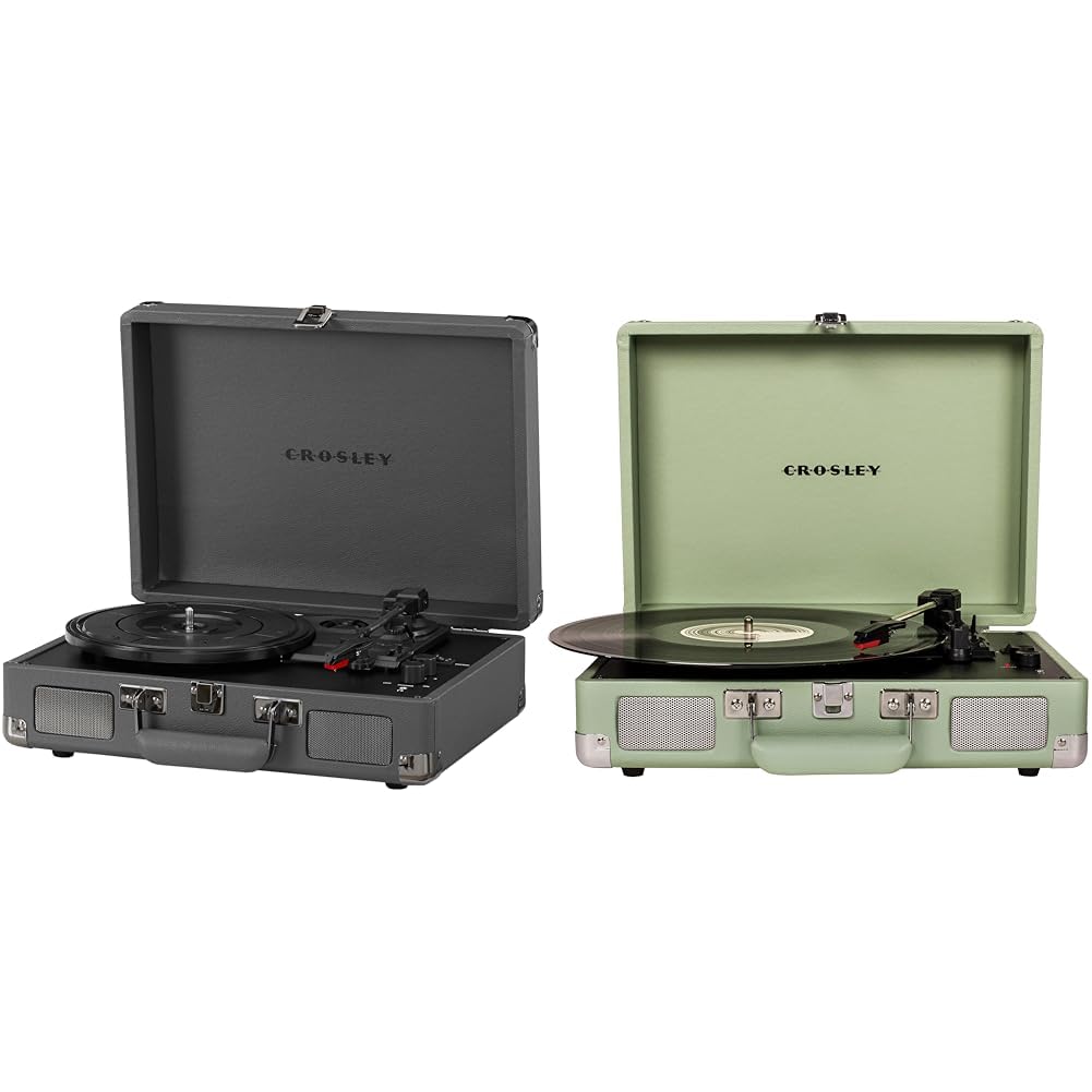 Amazon.com: Crosley Cruiser Plus Bluetooth Turntable Bundle
