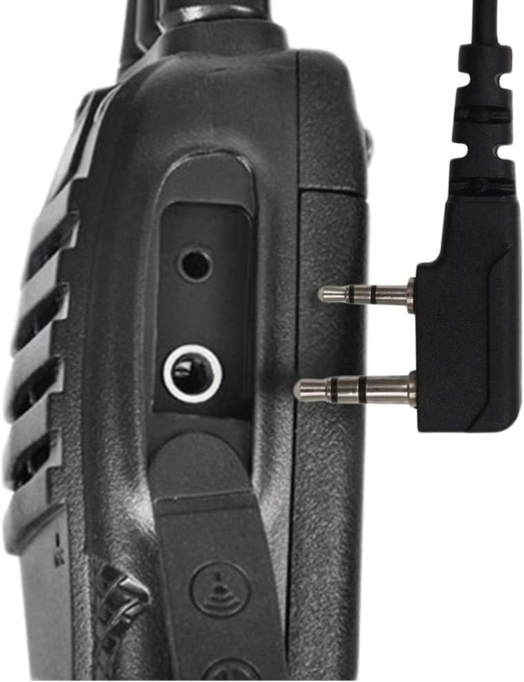 Walkie Talkie Headset for Baofeng BF-888s Kenwood TK-3160 TK-3230 NX-300 Two Way Radio with Mic PTT Surveillance Earpiece,G Shape - Image 3