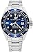 Henry Jay Mens 23K Gold Plated Two Tone Stainless Steel Specialty Aquamaster Professional Dive Watch with Date (Great Christmas Gift)