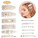 Produktbild Perle Haarspange Damen,Winpok 12Pcs Perle Haarspange Haarnadeln Haar Klammer Haar Haarspangen Zubehör für Hochzeit Valentinstag Geschenke (12 pcs)