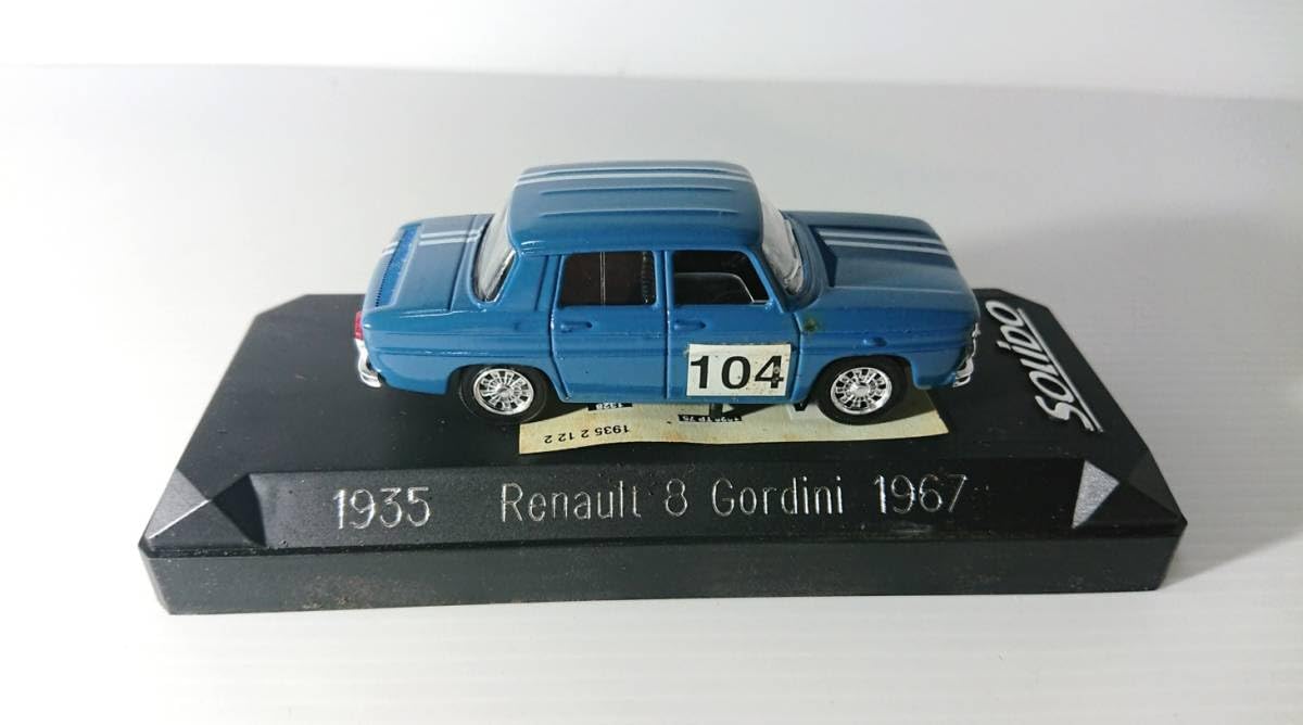 SOLIDO 1/18 ルノー 8 ゴルディニ 1300 1967 ブルー 1/18 Solido 1967 Renault 8 Gordini 1100 Bleu Gordini Blue