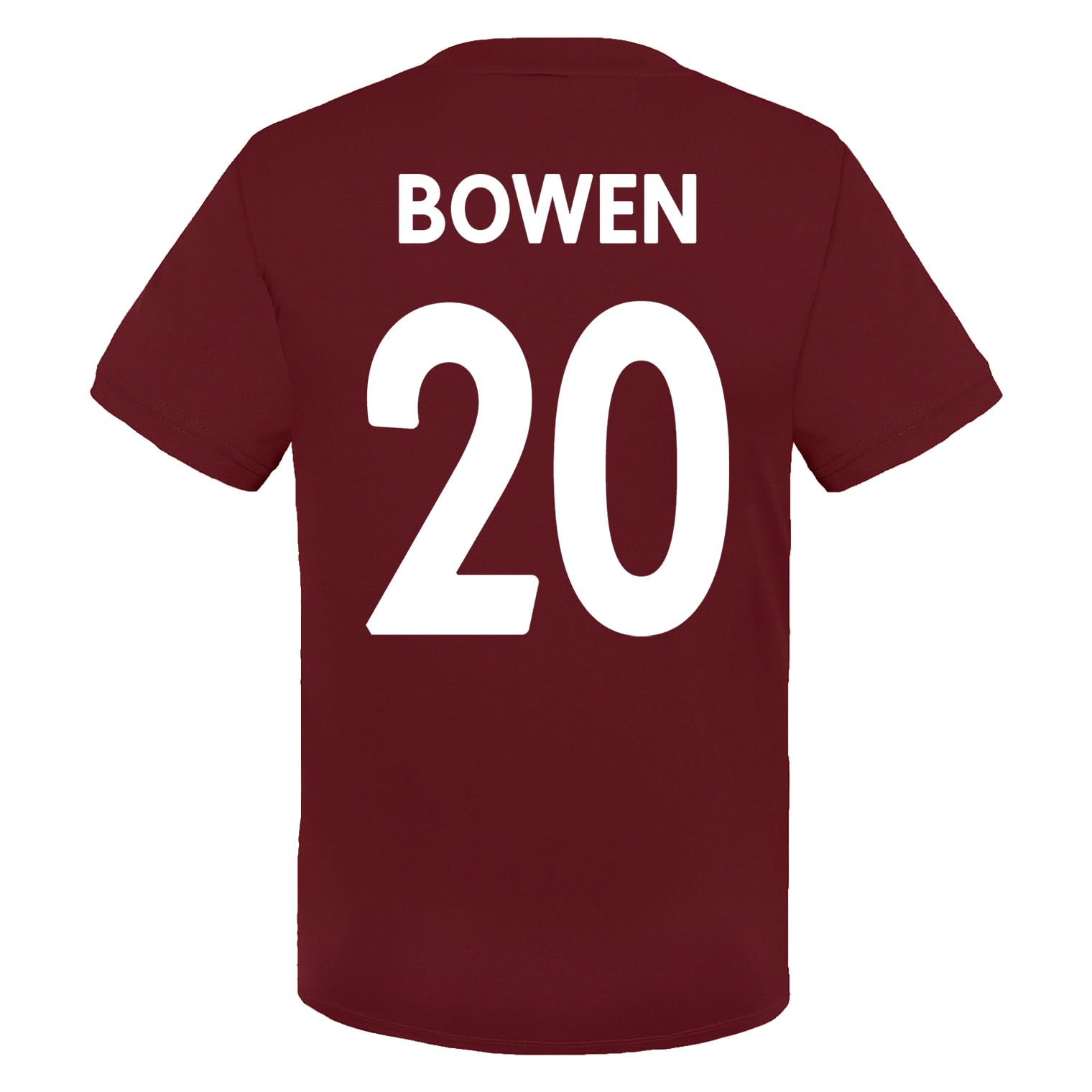 West Ham United FC Boys Bowen 20 Poly T-Shirt Claret 12-13 Years