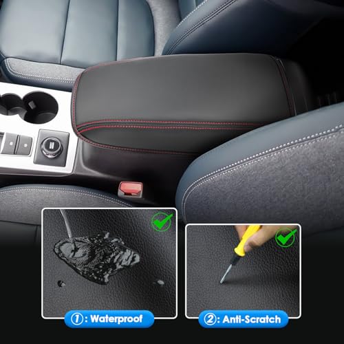 Coleya 2023 2024 2025 2026 Escape Center Console Cover for Ford Escape (Active/ST-Line/ST-Line Select/ST-Line Elite/Platinum/Plug-in Hybrid),Cushion&Comfy Leather Armrest Cover 2025 Escape Accessories by Coleya - Used condition - Image 6