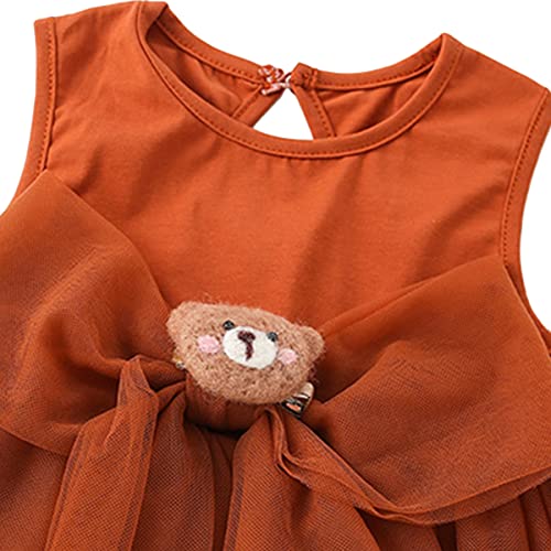Famuka Toddler Girl Outfit Baby Coat And Dress Spring Clothing Set (Brown, 18 Months) #TOP3