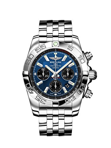 Breitling AB011012/C789/375A - Reloj de Pulsera Hombre, Acero Inoxidable, Color Plata