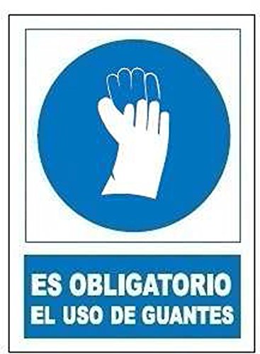 Señal Obligatoria Uso Guantes So802 400X300Mm En Oferta Jg Seã‘alizacion So-802 - Seã‘al Obligatoria Uso Guantes So802