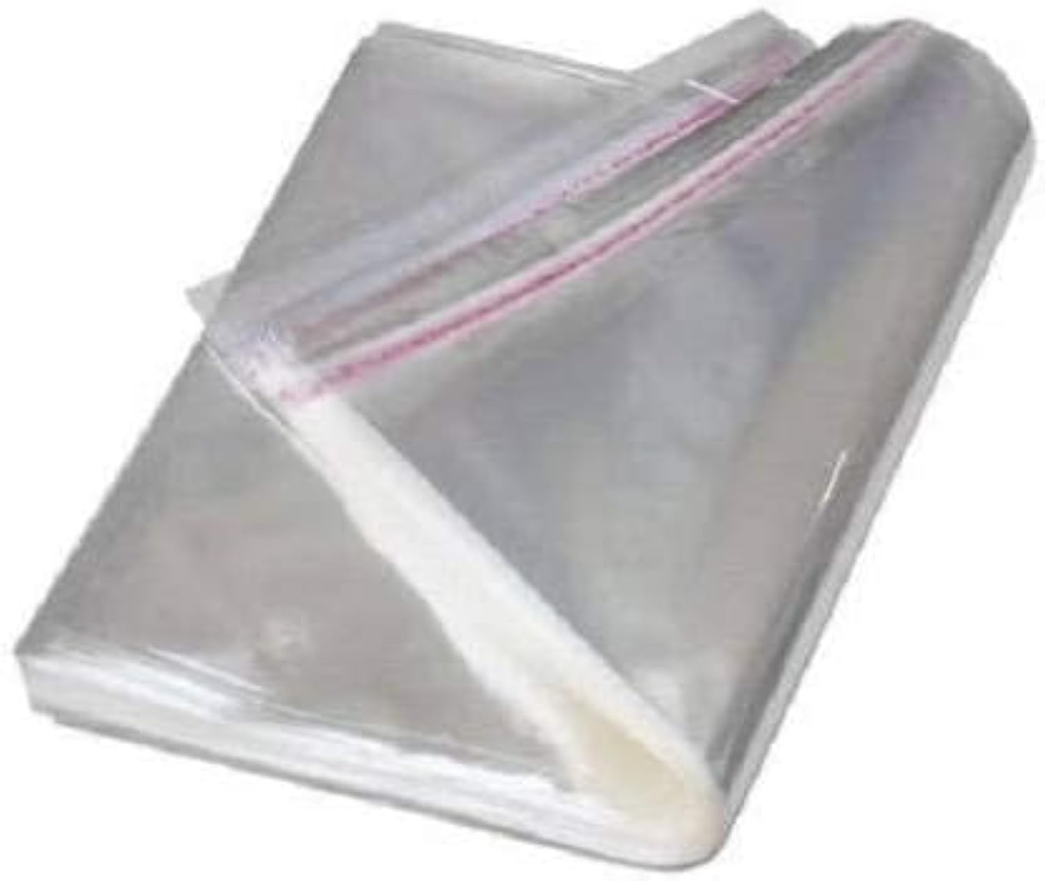 Bigpalycoan® Self Adhesive BOPP A4 Size Seal Transparent Plastic Packing Bags Pouches for Multipurpose Garments Clothes Saree Shirt (100 PCS, 12" x 16")-image-14