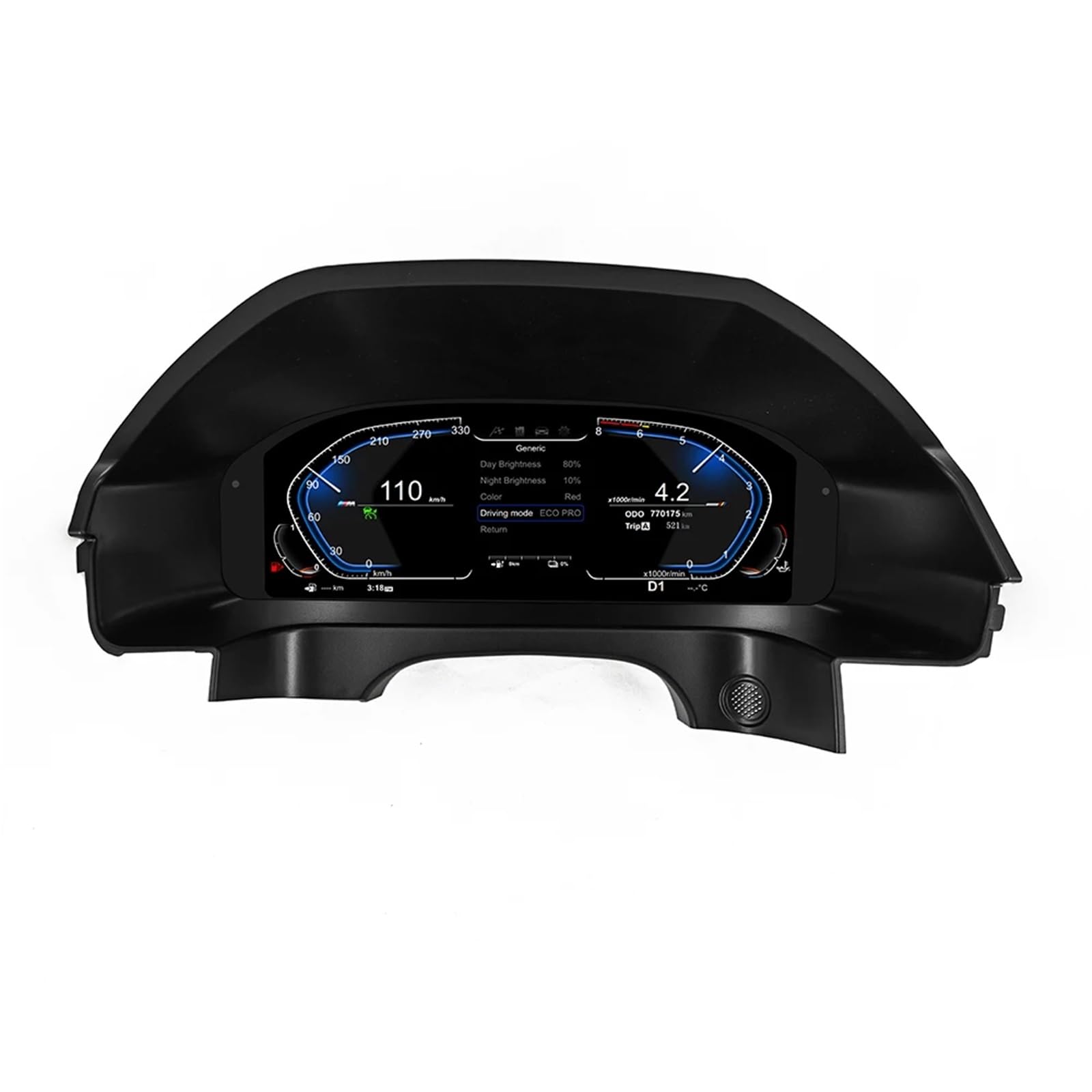 DGOINGPI Boost Gauge 12.3 LCD Digital Dashboard Cluster fit For Mercedes fit For Benz W212-NTG4.5 2014-2015 Years Auto Instrument Paneel