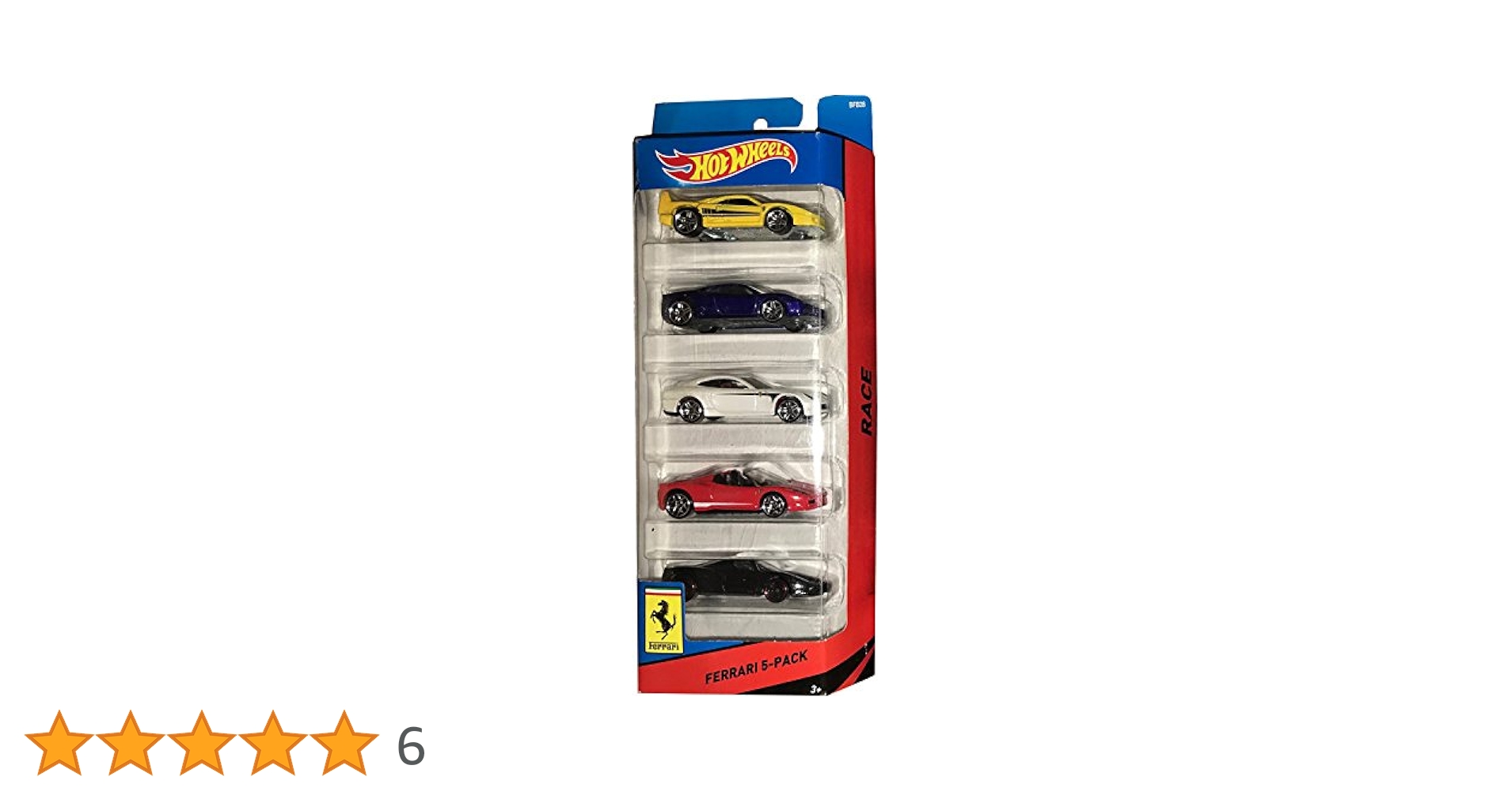 Amazon | Hot Wheels Ferrari 5 Pack | ミニカー・ダイキャスト