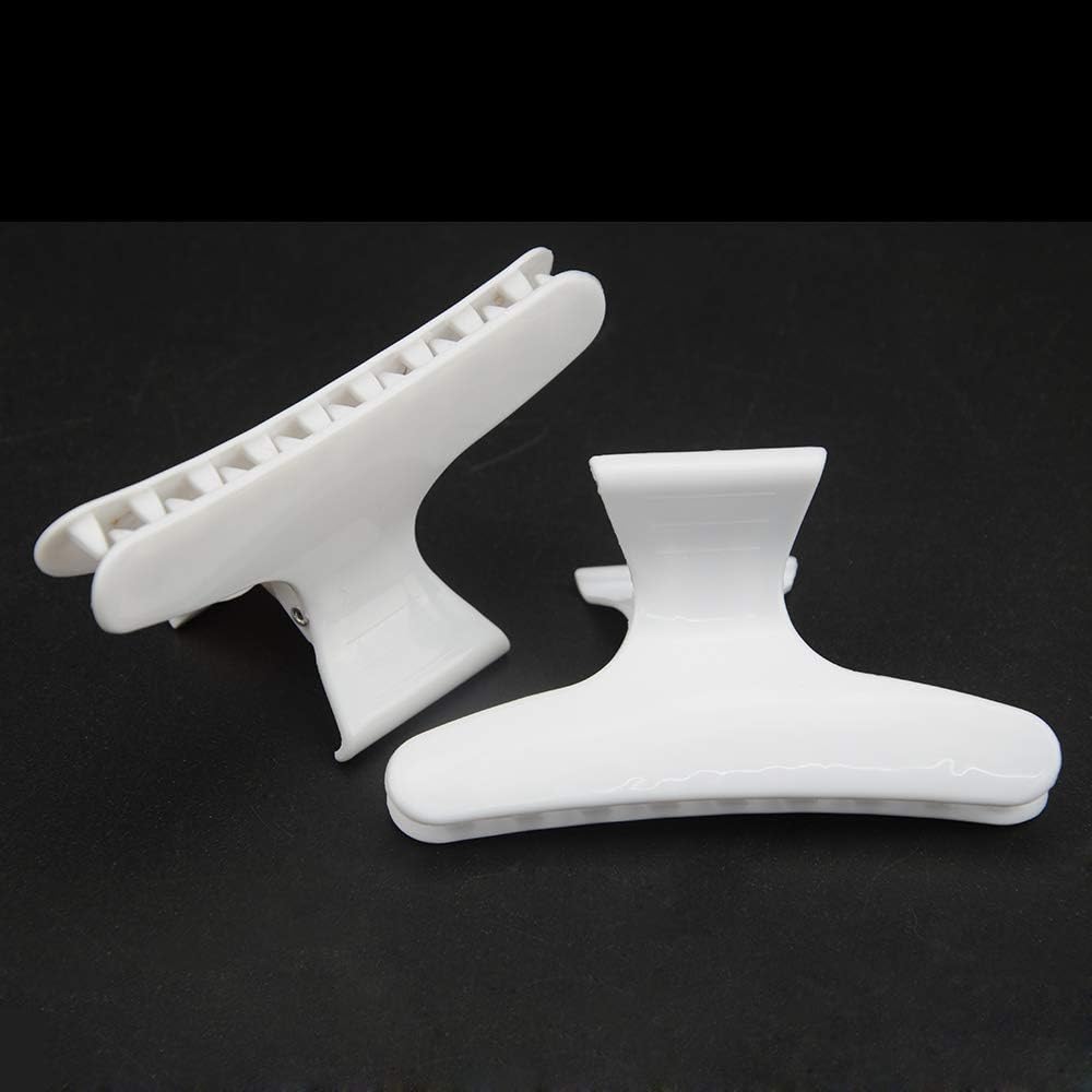 BGTXINGI 24Pcs Large Butterfly Hair Clamps Black and White Plastic Clip Hairdressing Tray Hair Positioning Hairpin - Image 5