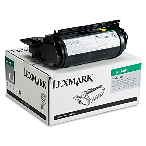 Cartouche Lexmark X634 E MFP 12A7465 noire pour éviter les pannes d'encre