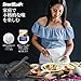 10 Inch Cast Iron Tortilla Press by StarBlue with FREE 100 Pieces Oil Paper and Digital Recipes e-book - Tool to make Indian style Chapati, Flour Tortilla, Roti