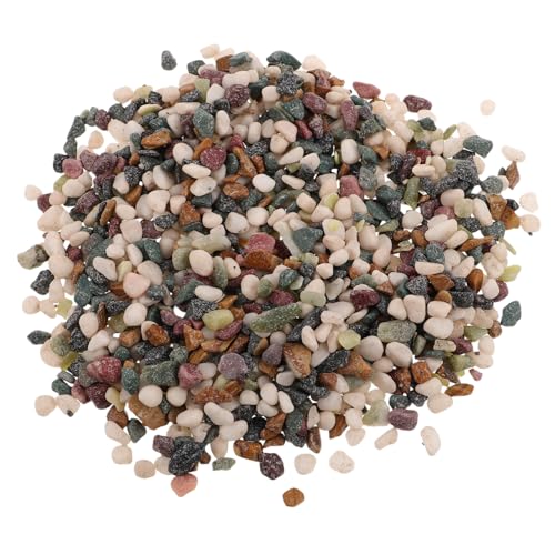 COLLBATH Aquarium Gravel Substrate Natural Luminous Coarse Sand Stone for Decorations