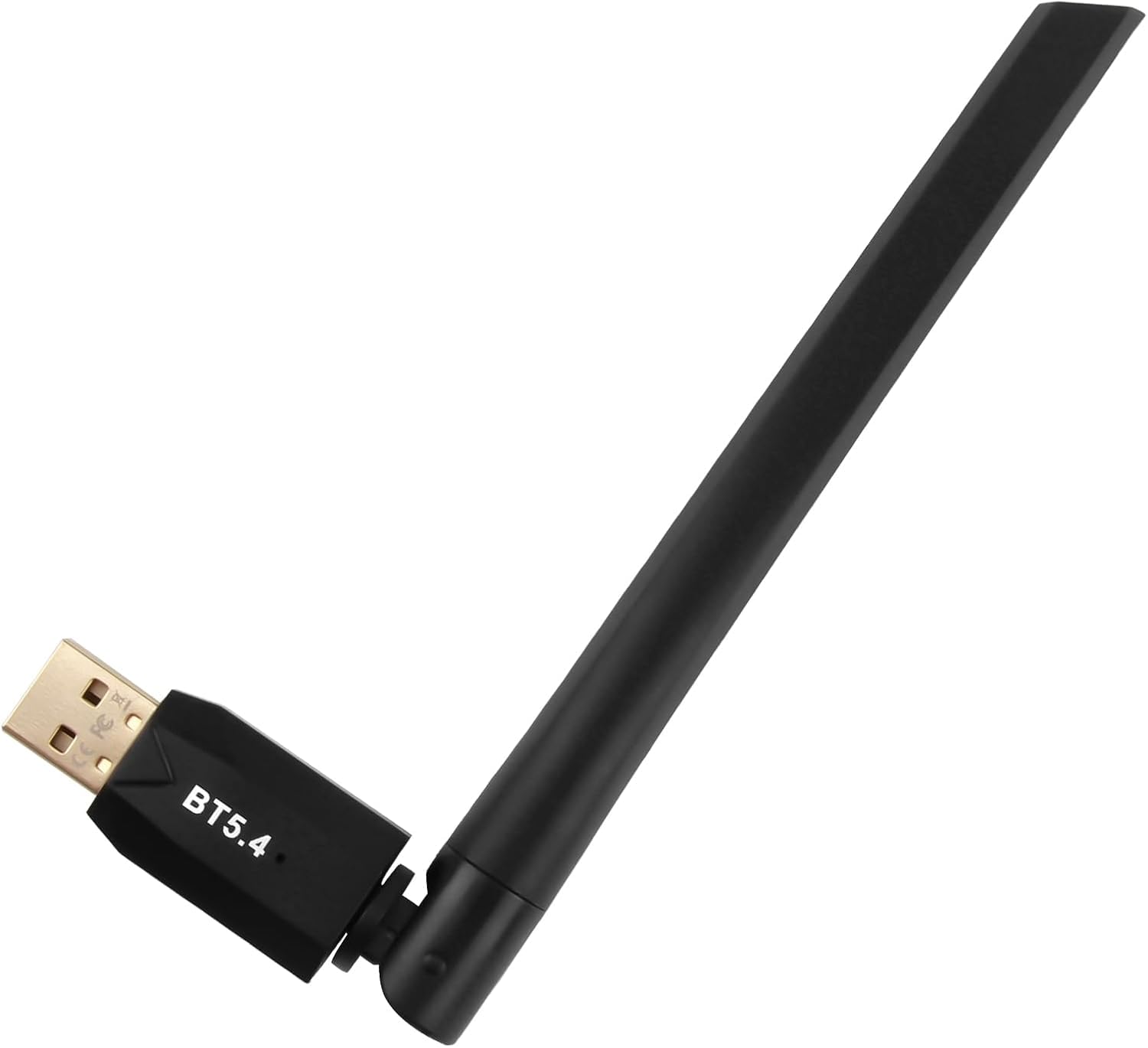 Bluetooth-Stick 5.4 PC mit externer Antenne 5 dBi lange Reichweite 150 m, USB-Dongle, Bluetooth, lange Reichweite, Bluetooth-Adapter, kabellos, für Windows 11/10/8.1/7, kompatibel mit Kopfhörer, Maus