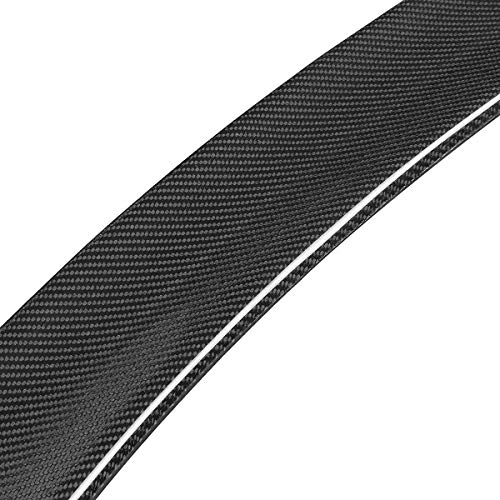 Aileron W204 en carbone réel style V lèvre arrière pour Mercedes Benz C63 2008-2014