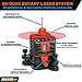 Johnson Level & Tool 99-005K Manual-Leveling Rotary Laser System, Red, 1 Kit