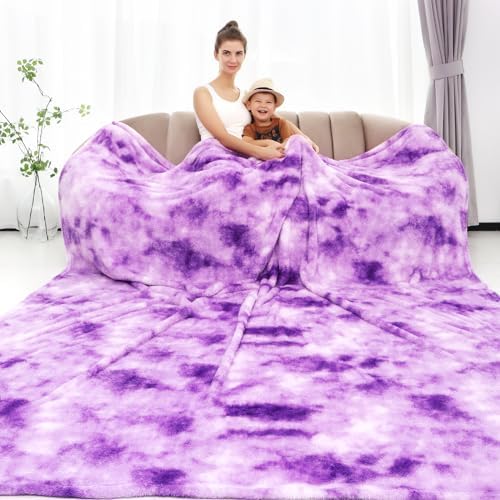 Purple Fleece Throw Blanket for Women, Cozy Soft Lightweight Throw Blankets Warm Plush Purple Fall Blankets and Throws Couch Sofa Bed Camping Travel Picnic Outdoor Blanket Bedding Kid Adults 60x80 in
