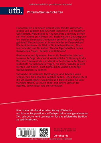 Finanzmärkte: Grundlagen, Instrumente, Zusammenhänge