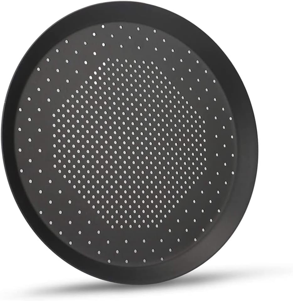 Pizza Crisper Cooking Pan Pizza Tray for Oven Round Perforated Baking Pan Baking Tool Pizza Pan with Holes 9 Inch