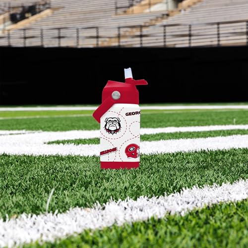 Image of Logo Brands NCAA Mascot Stainless-Steel Kids Bottle -Soft Silicone Mouthpiece, Easy To Carry, Kid-Friendly Design- Great For School & On-The-Go