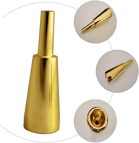 Miniatura 3 de Vaguelly Monette Trompeta Práctica Componente extractor instrumento 3c Instrumentos musicales Saxofón mudo cobre instrumento musical