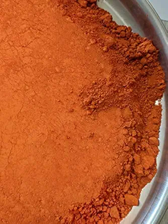kalyan Iron Oxide Orange Color Pigment Powder 200 Gram to Color Clay, Concrete, Mortar, Paint and Coating