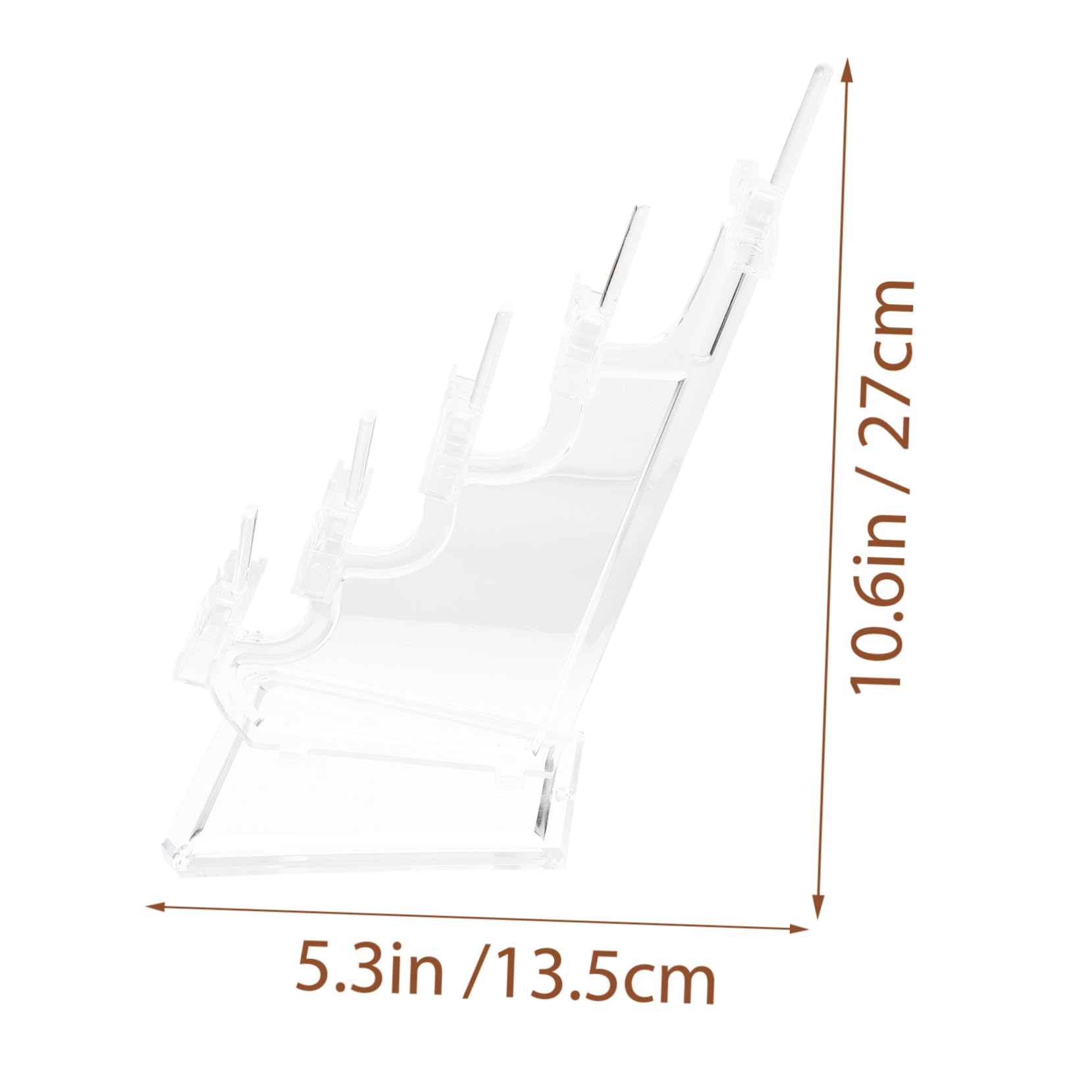 Ciieeo Detachable 5-tier Acrylic Glasses Display Stand Sleek Design for Home Store